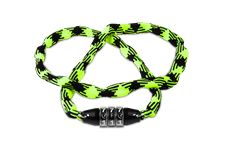 RFR Zahlenkettenschloss Style CMPT 120cm -1 (neongelb/schwarz)