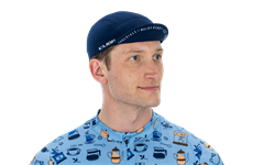 Cube Cap Race BLACKLINE (darkblue´n´black)
