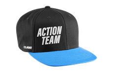 Cube Cap Freeride X Actionteam (black/blue)