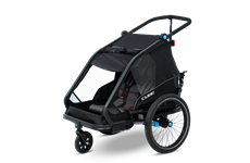 Cube Fahrradanhänger Double CMPT (schwarz)