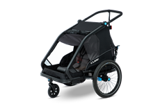 Cube Fahrradanhänger Double CMPT (schwarz)