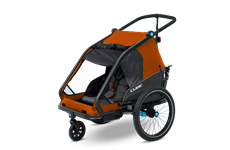 Cube Fahrradanhänger Double CMPT X Actionteam (orange)